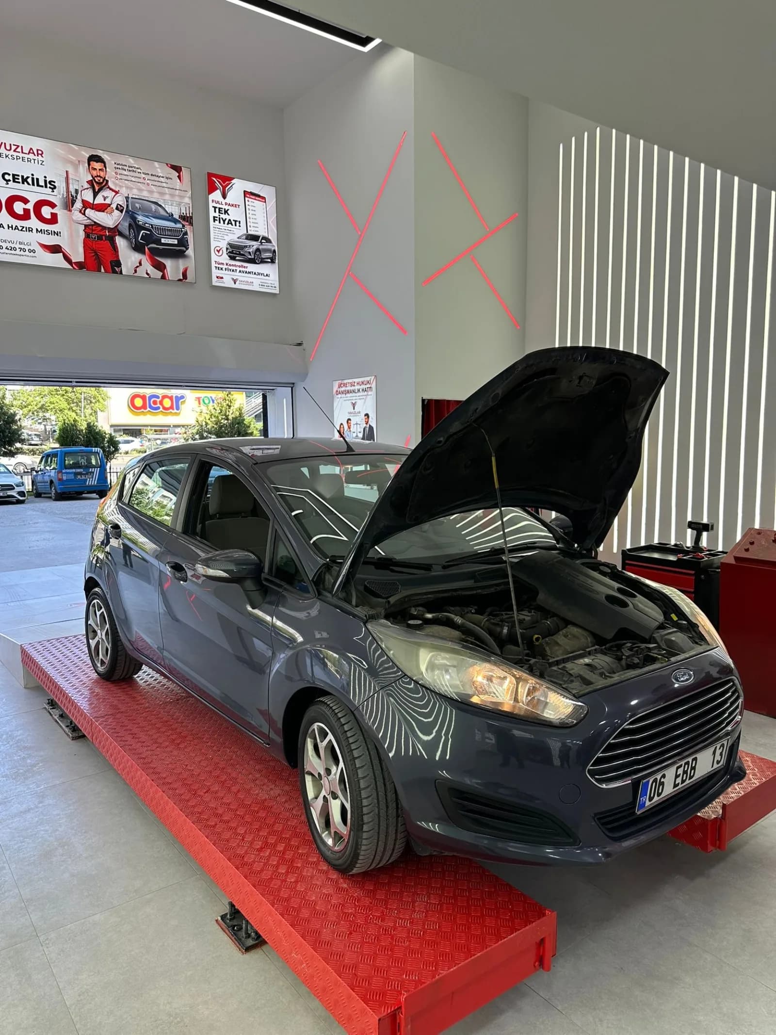 Esenyurt şubesinde motor ve mekanik kontrolü