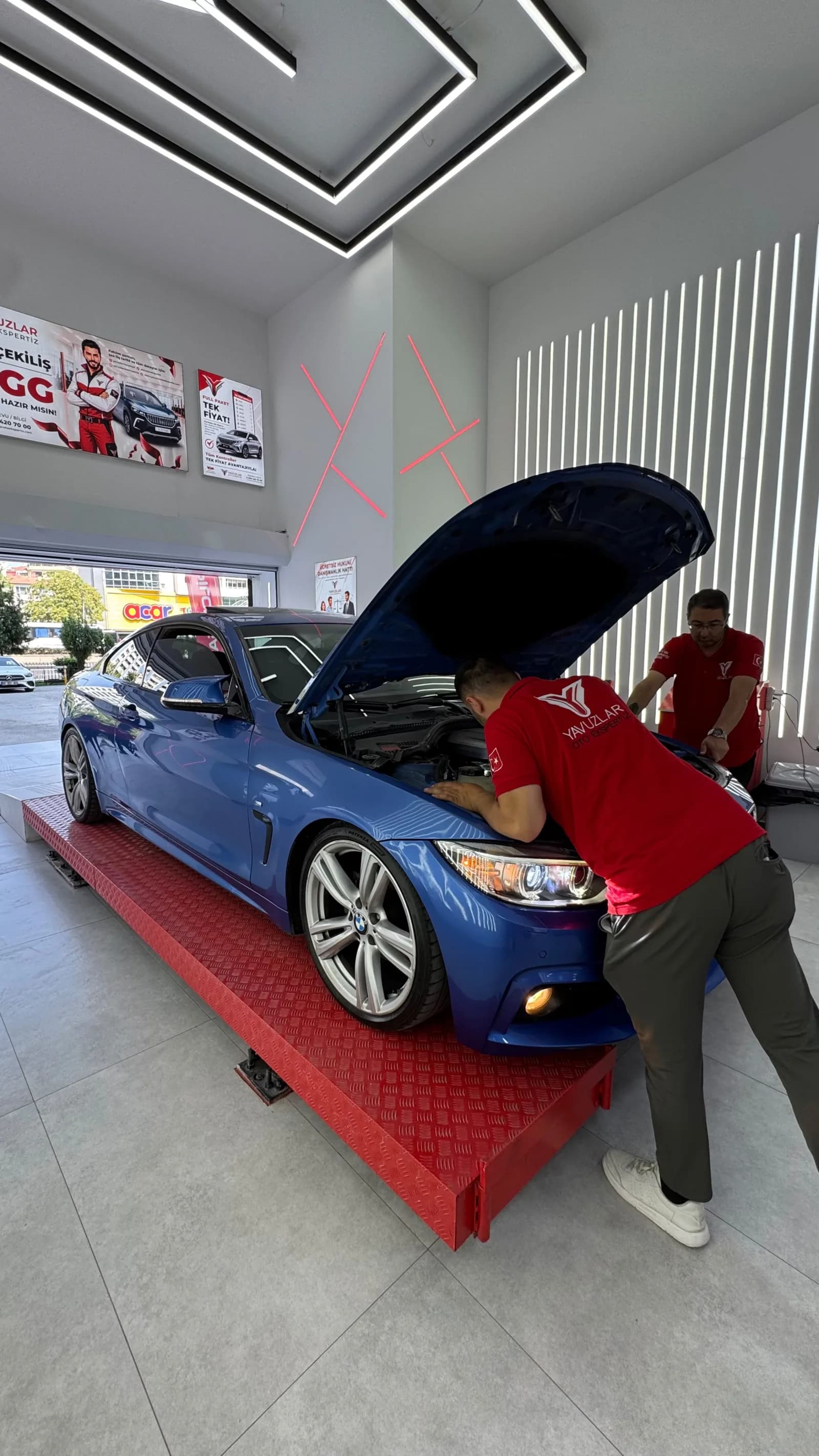 Sincan Oto Ekspertiz şubesinde motor performans ve mekanik kontrolü