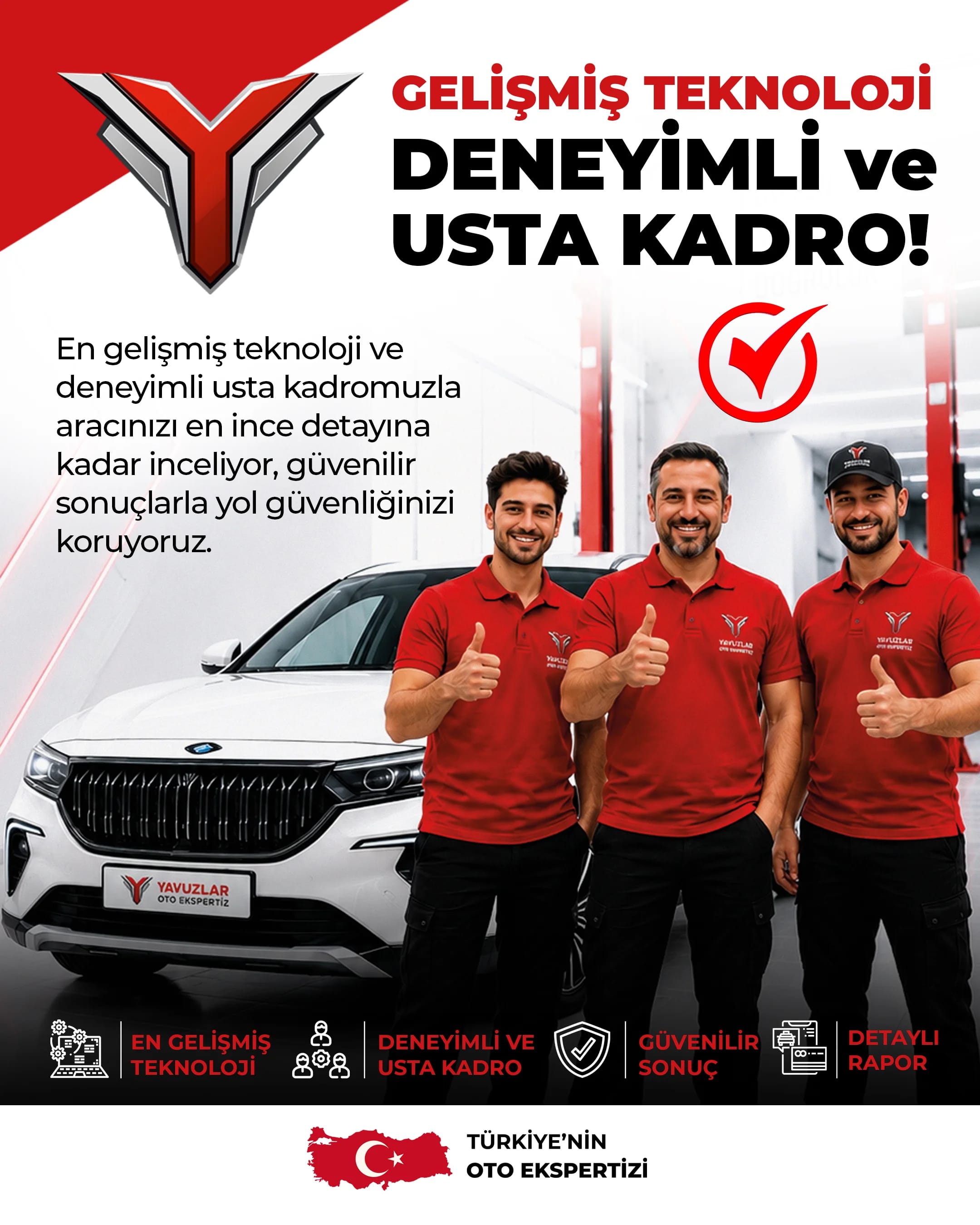 Yavuzlar Oto Ekspertiz — gelişmiş teknoloji, deneyimli ve usta kadro
