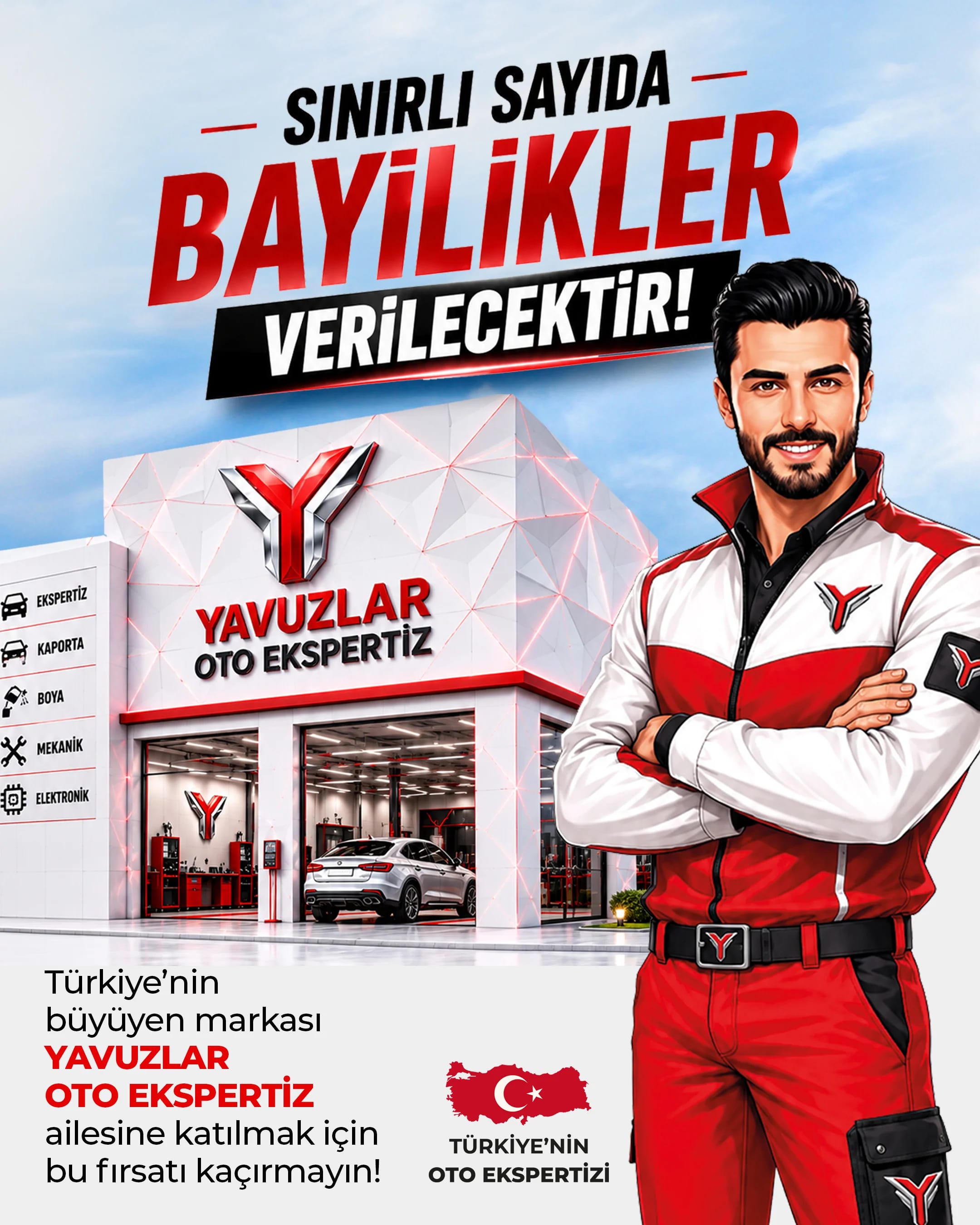 Yavuzlar Oto Ekspertiz ailesine katılın — sınırlı sayıda bayilik verilecektir