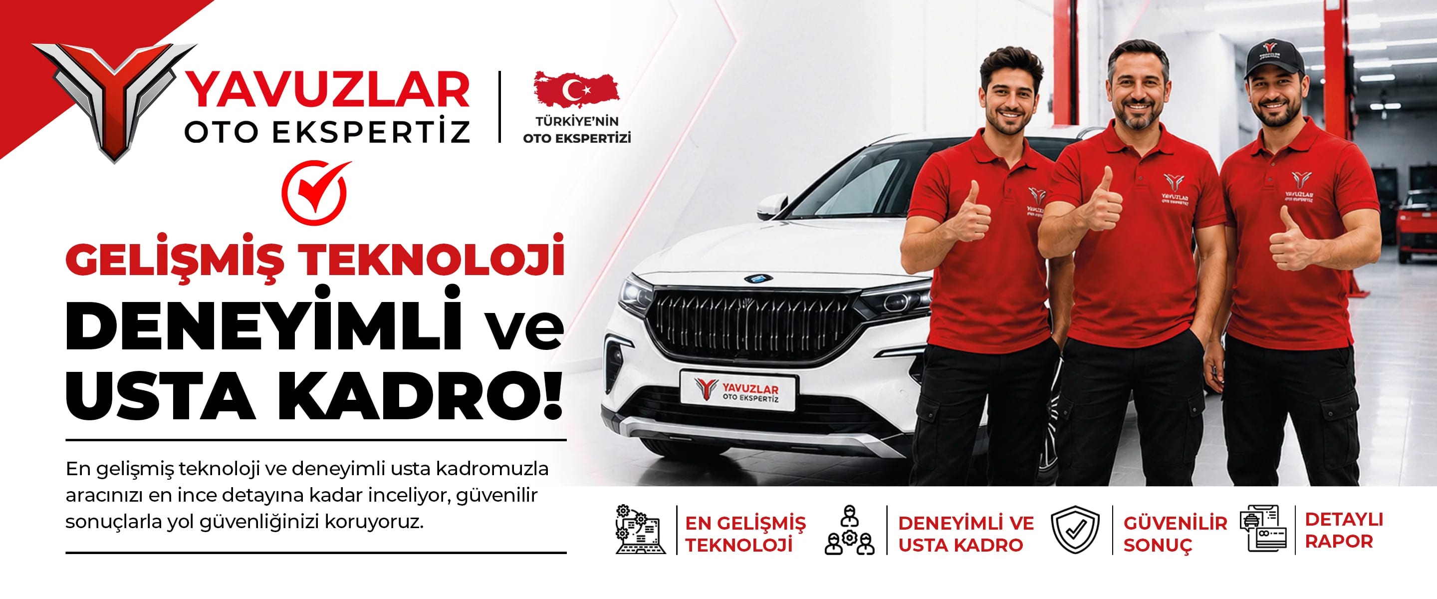 Yavuzlar Oto Ekspertiz — gelişmiş teknoloji, deneyimli ve usta kadro