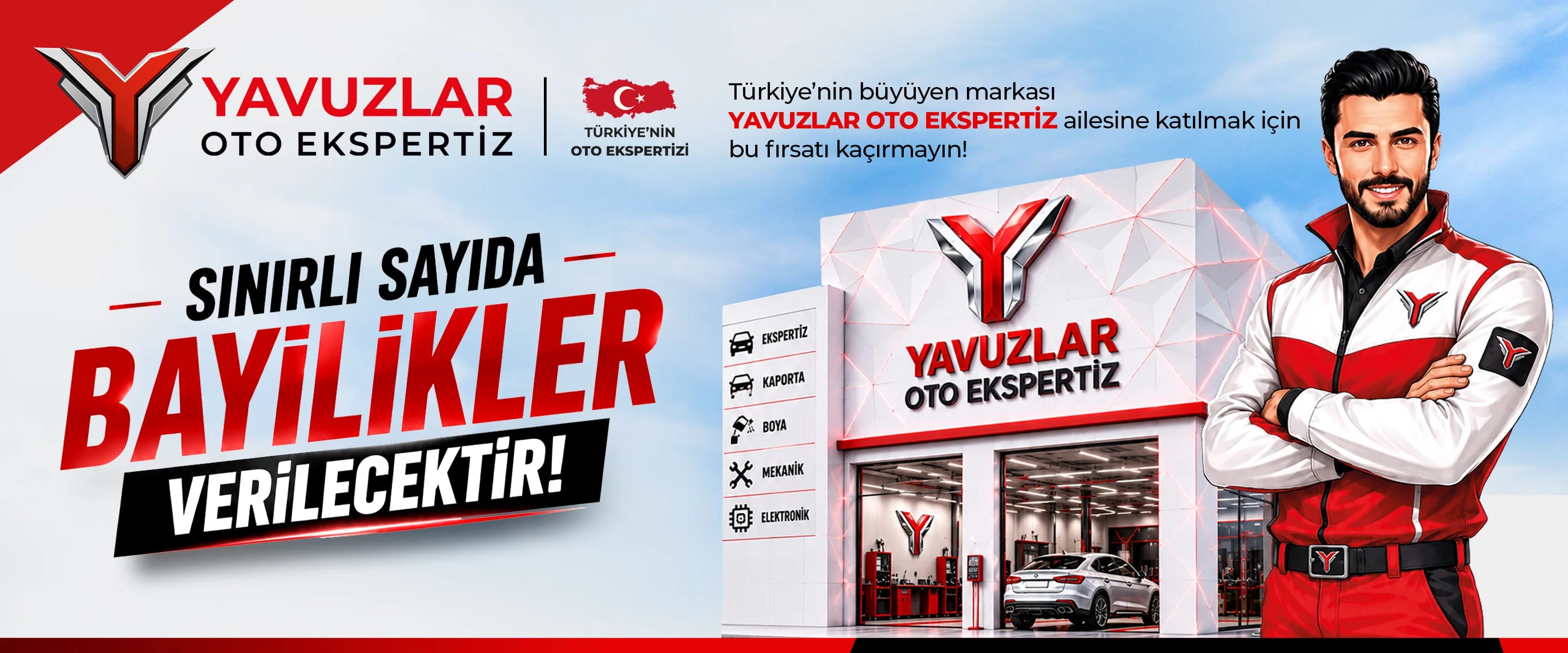 Yavuzlar Oto Ekspertiz ailesine katılın — sınırlı sayıda bayilik verilecektir