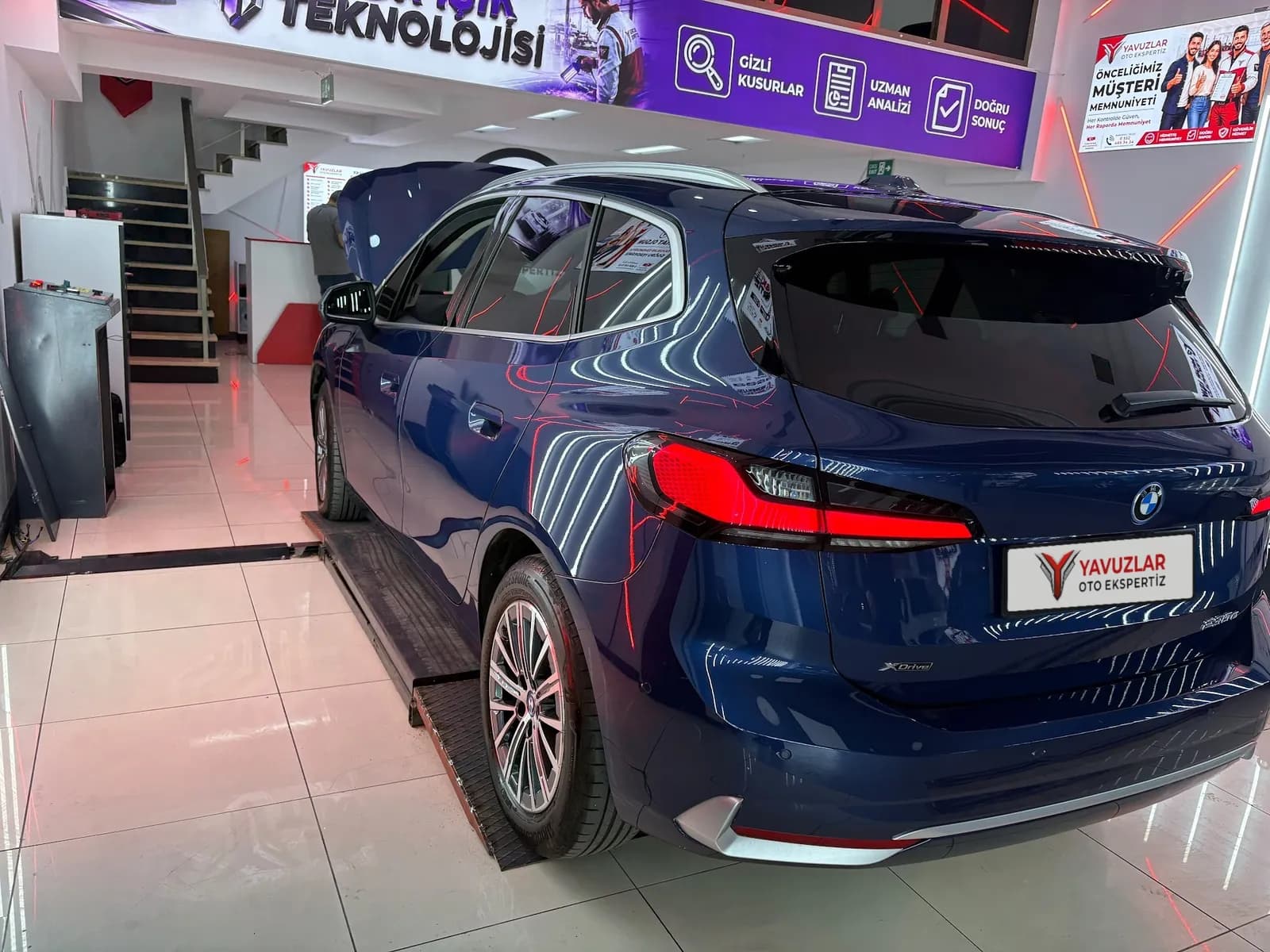 Automall Oto Ekspertiz — kontrol hattında SUV ekspertizi