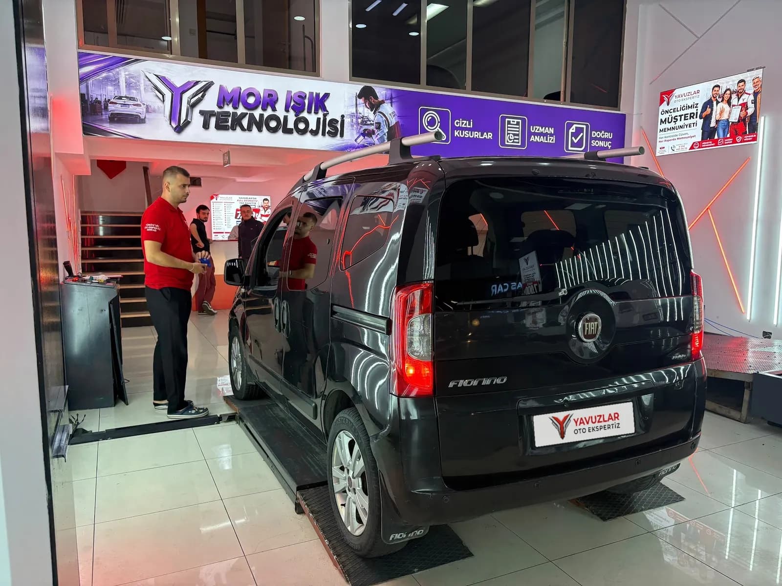 Esenler Oto Ekspertiz — ticari aracın kontrol hattına kabulü