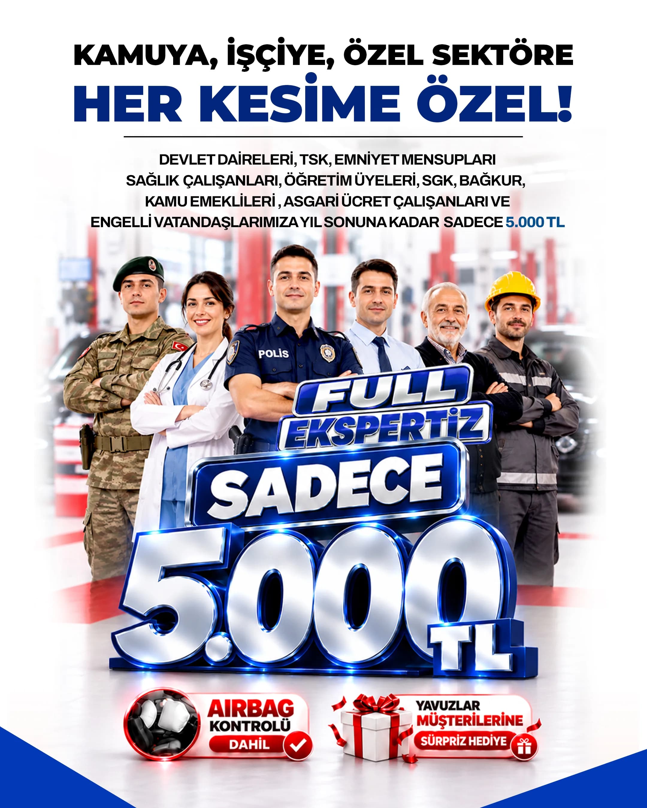 Kamu, İşçi ve Özel Sektör Kampanyası