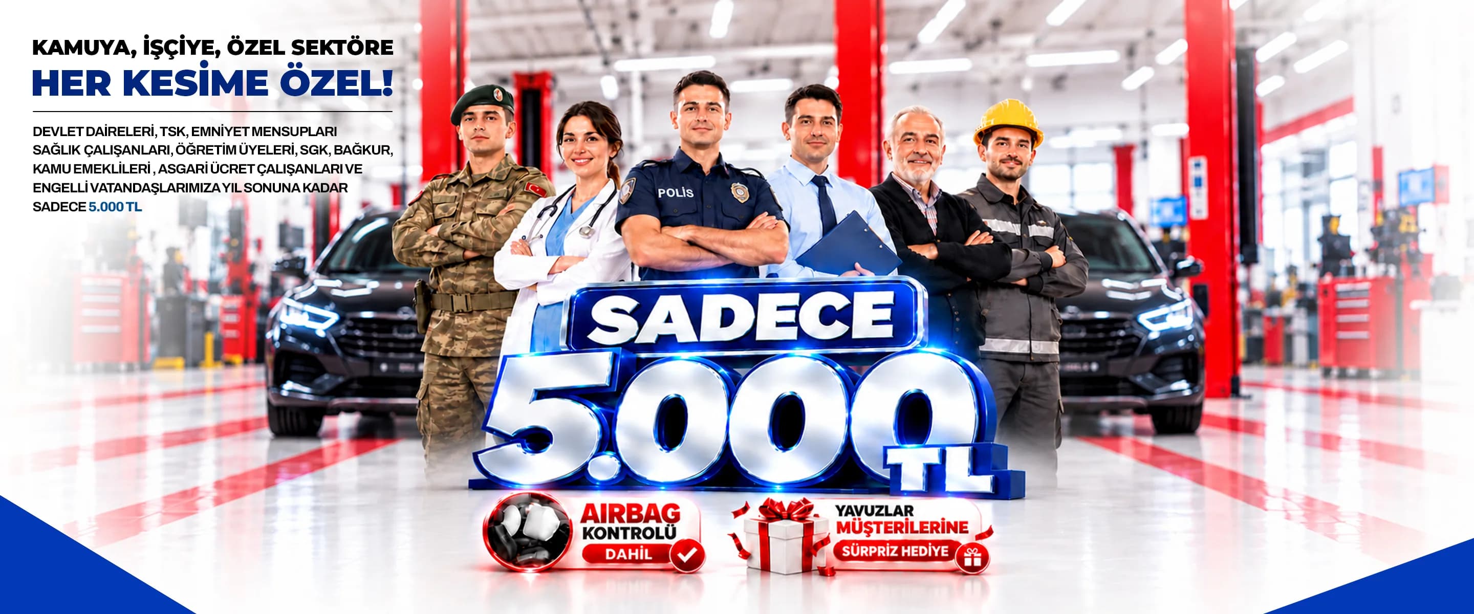 Kamu, İşçi ve Özel Sektör Kampanyası