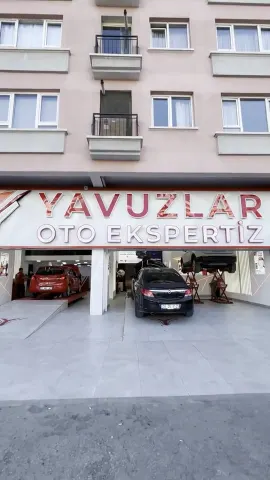 Yavuzlar Oto Ekspertiz Ankara Çankaya istasyonu: liftte detaylı kontrol, iç mekan ve cadde cephesi.