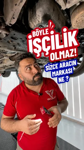 Bu işçilik olmaz: karter ve motor çevresi