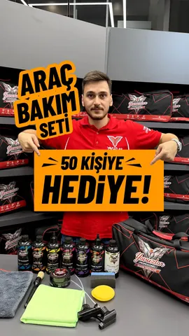 50 kişiye oto bakım çantası çekilişi
